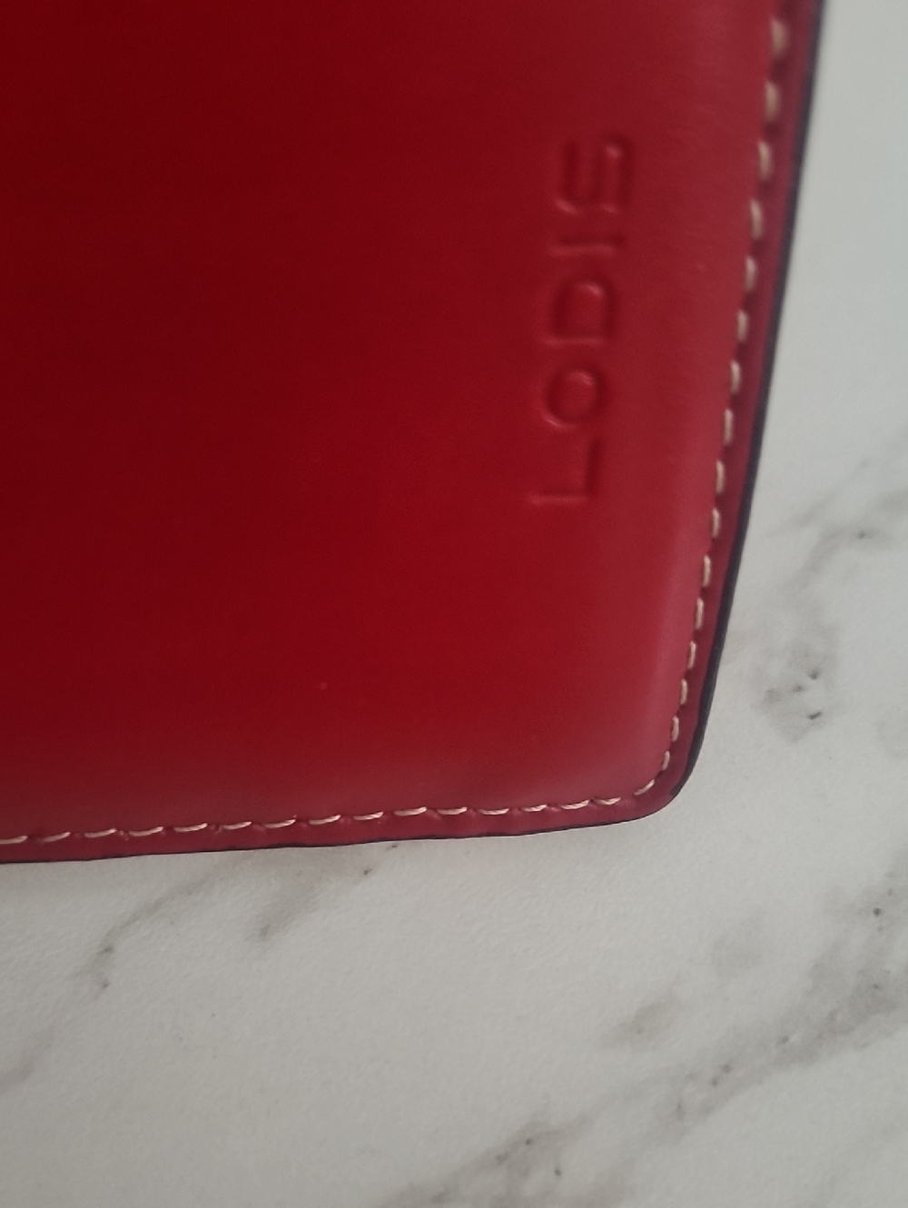 Lodis Red Women's Leather Wallet - Picture 2 of 7